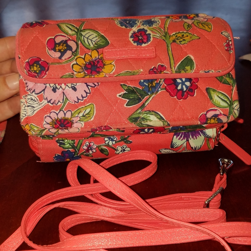 Vera  Bradley All in One Wallet and Crossbody